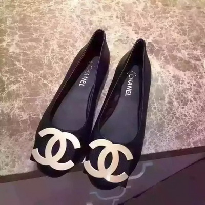 CHANEL Shallow mouth flat shoes Women--129